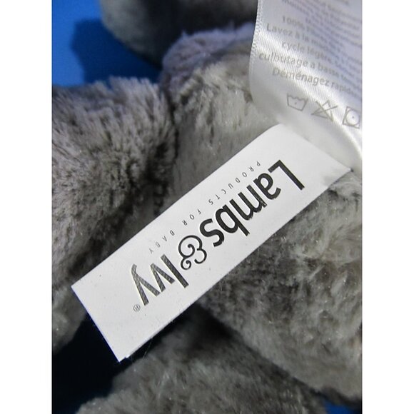 Lambs & Ivy Plush Baby Elephant Corduroy Ears 14" Lovey - Picture 4 of 6